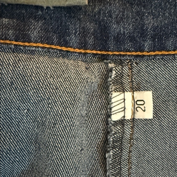 Togo Dark Blue Denim Maxi Skirt Size 20 - Picture 8 of 10